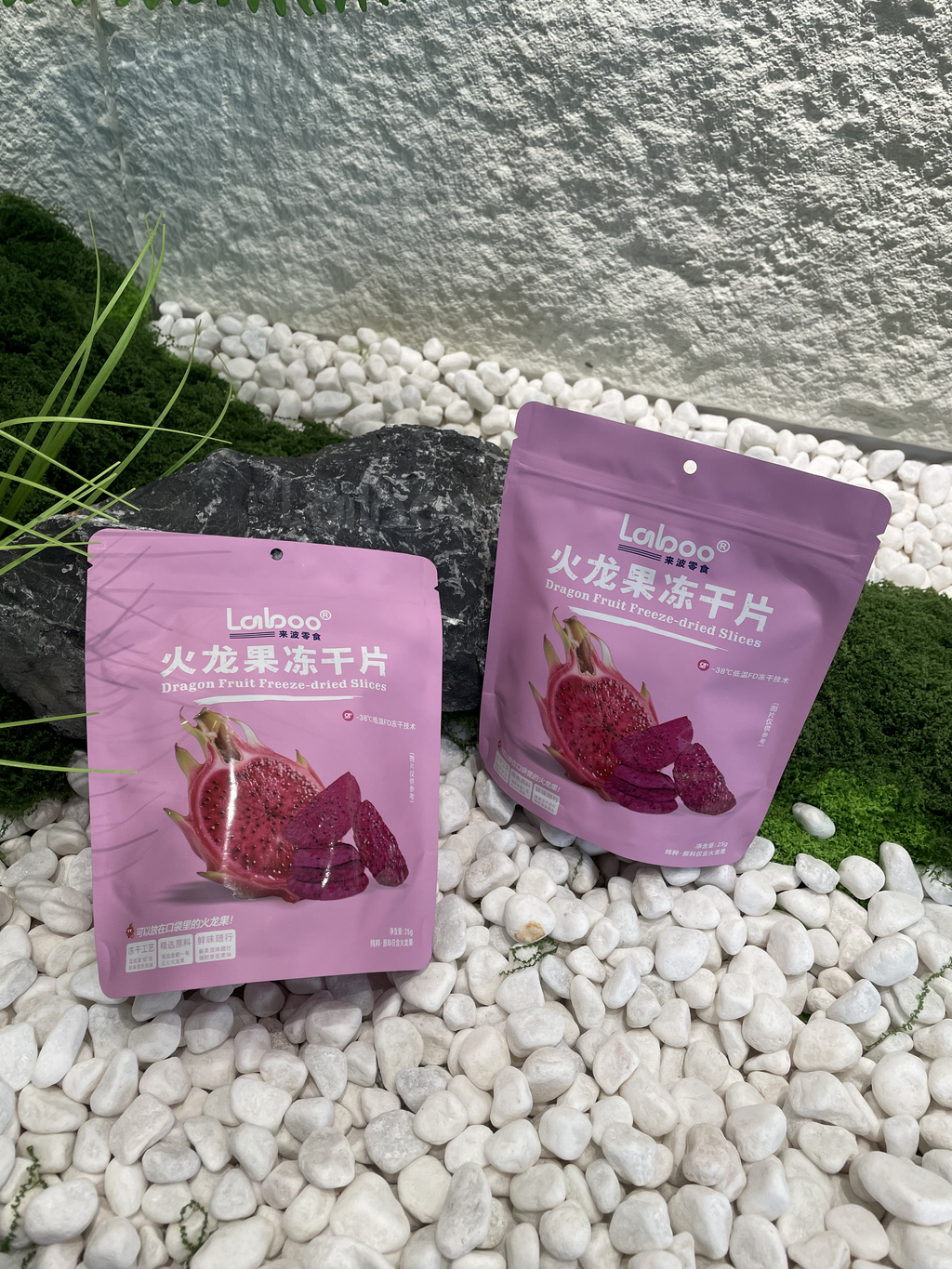 Bulk Purchase: Red Dragon Fruit Freeze-Dried Slices (25g Retail Bags) | Wholesale Pricing for Resellers